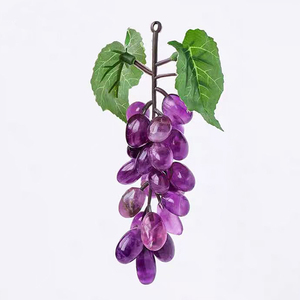 Bán Buôn Tự Nhiên Chữa Bệnh Thủ Công Mỹ Nghệ Pha Lê DIY fluorite Bó Nho Cho Trang Trí Nội Thất - Product Image 5