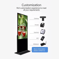 Signalisation numérique au sol de 49 pouces | Écran publicitaire LCD intelligent Android pour centre commercial et usage commercial