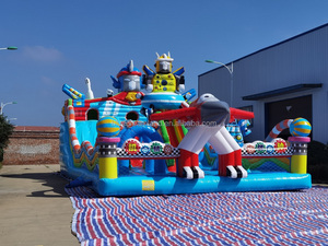 Parc gonflable de glissière de videur de maison de rebond de château de saut mécanique de PVC commercial pour des enfants - Product Image 4