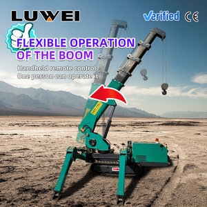 מנוף עכביש הידראולי 5 טון עם שלט רחוק אוטומטי לחלוטין, ניתן להתאמה אישית, לעבודה בגובה ובפנים מבנים. - Product Image 3