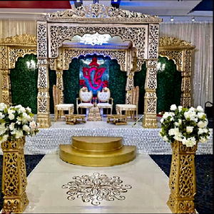 Grand Palais de Mariage Bollywood, Mandap Maharani, Mandap de Mariage Hindou Glamour, Mandap de Mariage Princesse Padmavati, Mandap Bollywood en FRP - Product Image 1