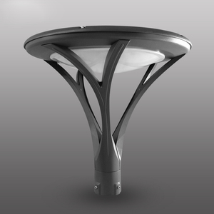 4m Solar & <b>Battery</b> Powered IP65 AC LED Pole Garden Light Lamp Post Vintage Outdoor Street Lamp - Product Image 3