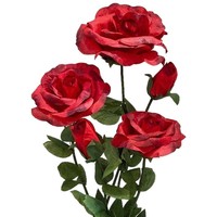 Fleurs en papier géantes réalistes faites à la main pour mariage, fête des mères, Noël, rentrée scolaire - Grande taille pour vitrine