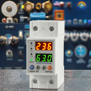 <span class=keywords><strong>Protector</strong></span> <span class=keywords><strong>de</strong></span> Sobretensión y Sobrecorriente Digital AVR para Riel DIN, 220V/230VAC 50/60Hz - Product Image 3