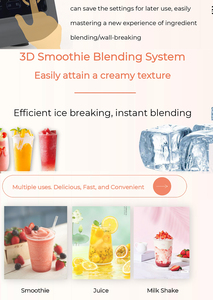 <b>Portable</b> Lehehe Commercial <b>Blender</b> Smoothies Machine Heavy Duty Juicer <b>Blender</b> Extractor for Bar Coffee Shop E7 IMD Premium Pane - Product Image 6