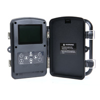 Cámara de Caza 1080P 20MP CMOS IP56 Resistente al Agua con Batería, Visión Nocturna de 20m, Resistente a la Intemperie, para Monitoreo de Vida Silvestre