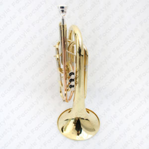Trombón de Marcha RTS para <span class=keywords><strong>Banda</strong></span>, Lacado en Oro, Si bemol, de Latón, para Orquesta, en Venta, OEM - Product Image 3