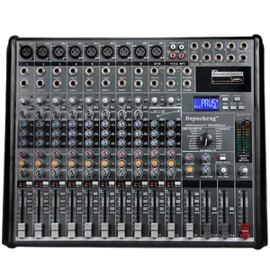 Depusheng EG1222SD 전문 내장 16 효과 리버브 MP3 재생 12 채널 DJ 디지털 믹싱 콘솔