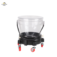FUOU warna kustom produk rinci mobil ember cuci mobil Creeper mobil mencuci ember bergulir Dolly