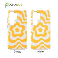 Coque de téléphone Prosub 3D Coated 2-en-1 magnétique à chargement sans fil en TPU+PC pour Samsung S26 Series, vierge pour sublimation, personnalisable par impression DIY