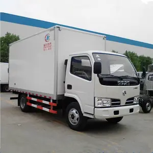 Caminhão de caixa de carga seca do van do dongfeng de 4ton 5 toneladas
