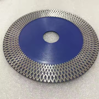 Disque de coupe et de meulage turbo fin continu en diamant de qualité supérieure, 115 mm, sinterisé à chaud, pour angle industriel, OEM