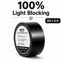 Ruban de protection en PET noir résistant à la chaleur de qualité industrielle