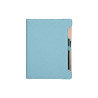 Carnet A5 en cuir personnalisé avec porte-stylo, tons pastel tendance 2026, idéal pour les cadeaux de bienvenue des nouveaux employés