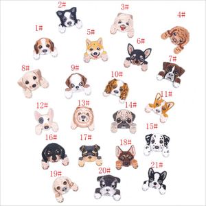 Iron on Custom Embroidery Cute Dog Patch for Decoration - Product Image 1