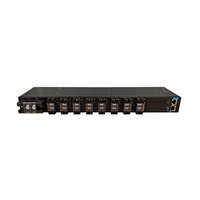 PDU DC Input Daya Ganda 48V 100A Kontrol Pemantauan Jarak Jauh Digunakan untuk Stasiun Basis 5G Pusat Komputasi Menara Seluler SNMP DHCP