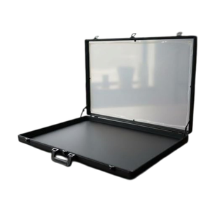 Vitrina Portátil de Aluminio 2026 para Tarjetas Deportivas, Resistente, para Ferias Comerciales - Product Image 1