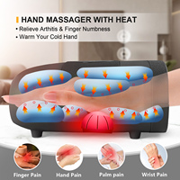Masseur de main avec chaleur, masseur de main électrique sans fil pour l'arthrite, compression d'air, masseur de paume et de main
