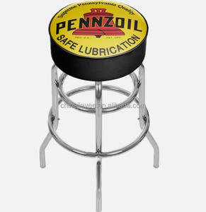 2024 Thiết Kế Mới Xoay Thanh Phân Ghế Độn Với Chrome/Điện Lớp Phủ Mạ Chân Thương Mại Da Nhà Để Xe Cửa Hàng Phân - Product Image 6