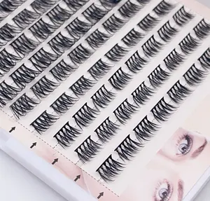 Individual Lash Clusters Eyelash Professional Diy Lash Extension Pre-cut Segment Cluster Lashes Direct Wholesale Wholesale