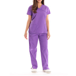 Alta calidad Chic Designer Unisex Medical Scrubs Jogger Sets Durable Knitted V-Neck Three Pockets Custom Color Logo Healthcare - Product Image 2