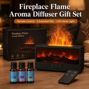 Difusor de Llama 3D Inteligente con Control Remoto, Humidificador Ultrasónico Silencioso <36dB, Purificador de Aire de Escritorio con Alimentación Tipo-C 5V/2A - Product Image 3