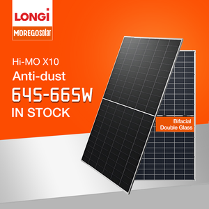 Longi güneş HiMO X10 HPBC 2.0 teknolojisi hücre paneli 670W 665W 660W 655W 650W 645W anti-toz güneş panelleri - Product Image 2
