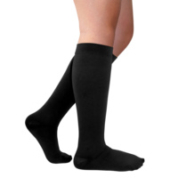 Chaussettes de compression graduée OEM personnalisées pour varices, confortables, unisexes, à bout fermé, hauteur genou, 30-40 mmHg
