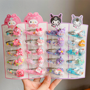 Fancyday Nuovi Fermagli per Capelli per Bambini con Sabbie Mobili, Accessori Colorati e Carini per Capelli - Product Image 1