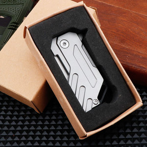 Lockless Utility Folding Knife Outdoor Camping Survival <b>Mini</b> Knife with Stainless Steel Blade and Handle DIY OEM - Product Image 1