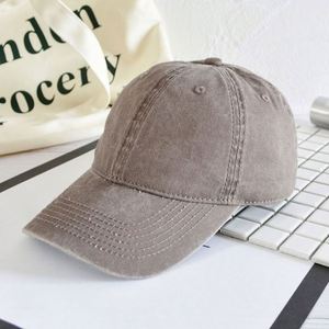 Wholesale Custom Logo 100% Cotton Unstructured Dad Hats Solid Color 3D Embroidery Washed Hats Washed Baseball Caps - Product Image 4