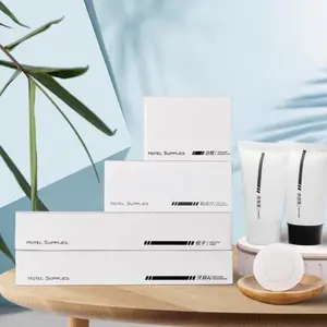 Kit de banheiro de hotel com logotipo, fabricante profissional personalizado