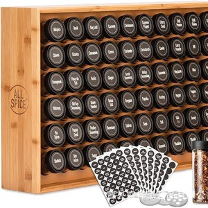 All <b>Spice</b> Wooden <b>Spice</b> <b>Rack</b> 3 Tier Multi Function Kitchen Storage Organizer <b>For</b> Condiment Bottles And <b>Jars</b> - Product Image 1