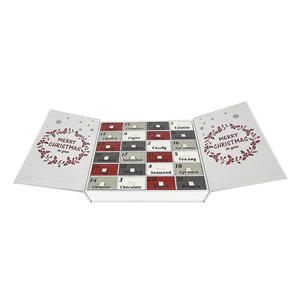 Emballage <span class=keywords><strong>de</strong></span> chocolat vide en feuille d'or personnalisé 24 jours <span class=keywords><strong>calendrier</strong></span> <span class=keywords><strong>de</strong></span> <span class=keywords><strong>l</strong></span>'<span class=keywords><strong>avent</strong></span> compte à rebours <span class=keywords><strong>de</strong></span> Noë<span class=keywords><strong>l</strong></span> boîte-cadeau en carton UV bougie à gaufrer - Product Image 6