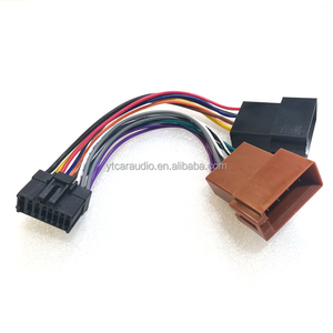 Tiên phong Peugeot ISO dây nịt dây điện adapter với PVC Áo khoác xe đài phát thanh CD/DVD stereo <span class=keywords><strong>2</strong></span>-đầu Loa Dây kết nối cáp - Product Image 3