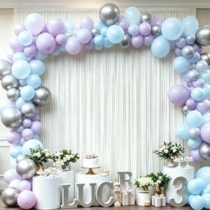 Tirai Latar Belakang Sutra Susu Anti Kusut 5*10ft untuk Pernikahan, Upacara, Pesta Ulang Tahun, dan Fotografi - Product Image 5