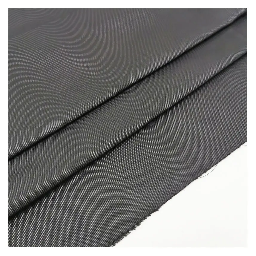 Wasserdichtes 3D-geprägtes 100% Polyester 75D * 150D imitiertes Memory-Gewebe für Mantel/Jacke