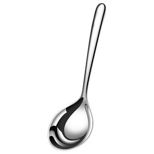 304 Stainless Steel Ladle Strainer Thickened <b>Serving</b> <b>Spoon</b> For Hotel Household Cooking Glossy Hot Pot Use - Product Image 5