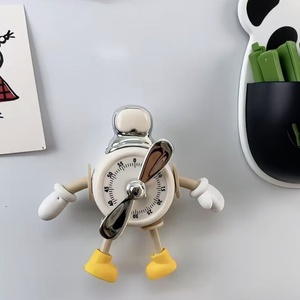Minuteur mécanique magnétique de style pilote pour la cuisine et la pâtisserie, avec alarme de compte à rebours - Aucune pile requise - Product Image 6