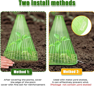 Fournitures vertes pour la maison et le jardin Couvertures de plantes Protection contre le gel contre le soleil <span class=keywords><strong>Escargots</strong></span> Produits de protection des plantes en plastique - Product Image 6