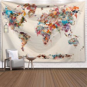 <span class=keywords><strong>Tapiz</strong></span> de Pared Psicodélico con <span class=keywords><strong>Mapa</strong></span> <span class=keywords><strong>del</strong></span> <span class=keywords><strong>Mundo</strong></span> Personalizado, Impresión 3D, <span class=keywords><strong>Tapiz</strong></span> Decorativo para Habitación, Alfombra, Toalla de Playa - Product Image 1