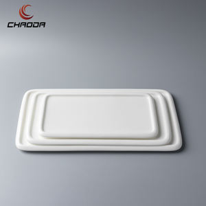 Multi-Size 10/12/14/16 Inch Top Choice Banquet Déjeuner Assiette Rectangle Céramique Restaurant Assiette <span class=keywords><strong>Porcelaine</strong></span> - Product Image 2