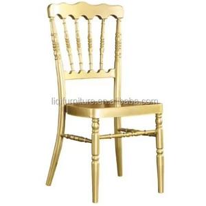 Chaise <span class=keywords><strong>Napoléon</strong></span> en aluminium solide pour événements de noce QL800 - Product Image 1