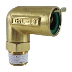 Raccord de tuyauterie Chiyoda Ckl-12-03 en laiton, coude à 90 degrés pour système pneumatique - Product Image 2