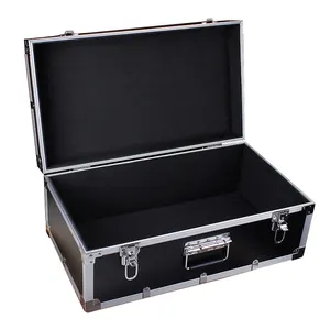 customize production accordion aluminum knife tool storage case sample carry aluminum frame mdf flight case