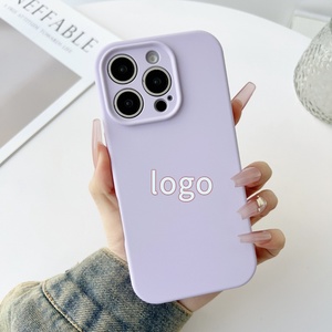 เคสโทรศัพท์ซิลิโคนเหลวสำหรับ <span class=keywords><strong>iPhone</strong></span> 13 14 15 16 17 ซีรีส์ หลายสี ป้องกันเลนส์เต็มรูปแบบ ขายส่ง - Product Image 3
