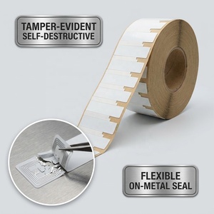Flexible Anti-Metal Tamper-Evident RFID Sticker Self-Destructive for Power Box Seal - Product Image 1