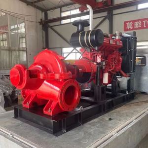 Pompe centrifuge horizontale monophasée pour eau propre IS65-50-125A, pompe de surpression de circulation d'eau chaude ISR pour pipeline, fabriquée - Product Image 4