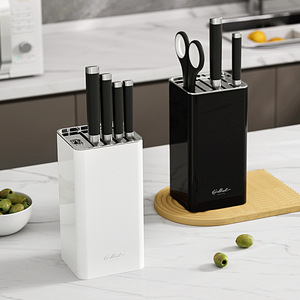 Knife Block Knife Holder Plastic Storage Rack For Kitchen Durable 12 Pieces Set - Product Image 1