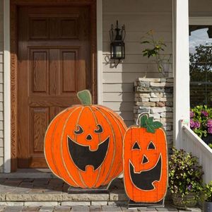 Nueva Calabaza de Madera Grande para Halloween, Decoración para Fiestas en Interiores y Exteriores, Precio de Fábrica, Decoraciones para Fiestas de Halloween - Product Image 1